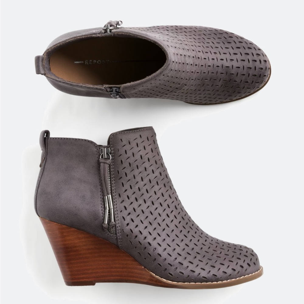 Granger Perforated Wedge Bootie